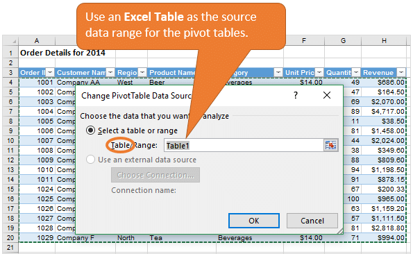 how to run a pivot table in excel 2016 for mac